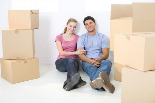 Careful furniture handling during a Brentcross house move