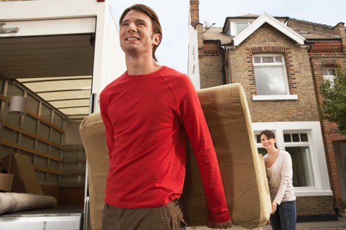 Business premises loading and access planning for a Brentcross move