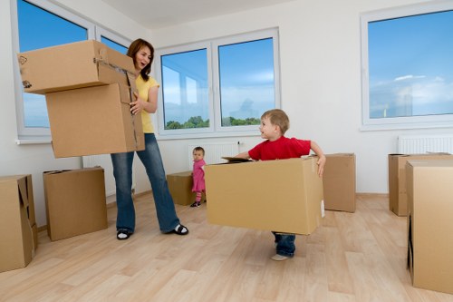 Spacious removal vehicle for furniture and boxes