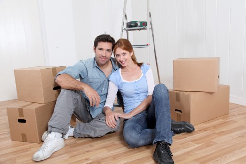 Local van removal support for Brentcross flats and houses